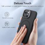 Coque ESR Cloud Soft HaloLock Kickstand pour iPhone 15 Plus - Black – Image 3