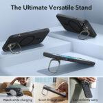 Coque ESR Cloud Soft HaloLock Kickstand pour iPhone 15 Plus - Black – Image 6