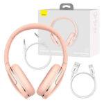 Casque Bluetooth Baseus Encok D02 Pro, 40 mm et autonomie 40 h - Pink – Image 6