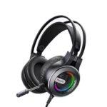 Casque gaming filaire Yesido EK02, drivers 50 mm, câble 2,2 m - Black