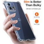 Coque Techsuit Shockproof Clear Silicone pour Motorola Edge 30 Fusion - Clear – Image 2