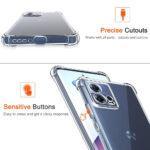 Coque Techsuit Shockproof Clear Silicone pour Motorola Edge 30 Fusion - Clear – Image 3