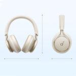 Casque Bluetooth Soundcore Space One avec ANC adaptatif et audio Hi-Res - Black – Image 4