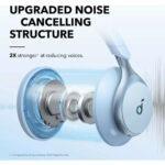 Casque Bluetooth Soundcore Space One avec ANC adaptatif et audio Hi-Res - Blue – Image 5
