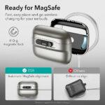Coque ESR Pulse Magnetic HaloLock pour AirPods Pro 1 / 2 - Titanium – Image 2