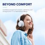 Casque Bluetooth Soundcore Space Q45 avec ANC et jusqu'à 65 h - White – Image 3