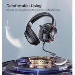 Casque gaming filaire Yesido EK01, haut-parleurs 50 mm, câble 1,2 m - Black – Image 6