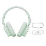 Casque Bluetooth Baseus Bowie H1i avec ANC, Bluetooth 5.3 et autonomie 100 h - Natural Green – Image 6