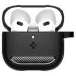 Coque Spigen Rugged Armor pour AirPods 4 - Matte Black – Image 2
