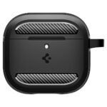 Coque Spigen Rugged Armor pour AirPods 4 - Matte Black – Image 4