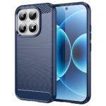 Coque Techsuit Carbon Silicone pour Xiaomi 17 - Blue