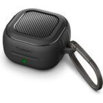 Coque Spigen Rugged Armor pour Samsung Galaxy Buds 4 / Buds 4 Pro - Matte Black