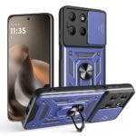 Coque Techsuit CamShield Series pour Motorola Moto G77 / G67 - Blue