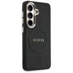 Coque Guess Saffiano Peony Embossed Ring MagSafe pour Samsung Galaxy S26 Plus - Black – Image 6