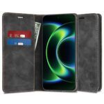 Étui portefeuille Techsuit Confy Cover pour Xiaomi 17 Ultra - Black